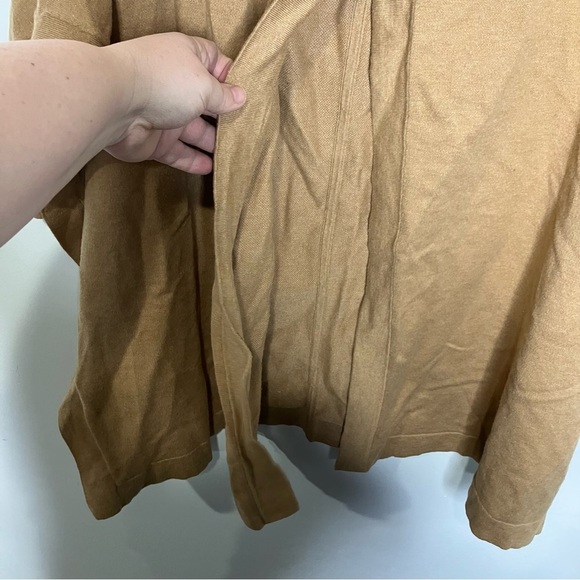 Banana‎ Republic factory sweater cape open front caramel color size XS/S - Picture 4 of 9